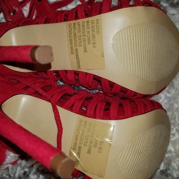 BRAND NEW SHOEDAZZLE ANKLE STRAP OPEN TOE HIGH HEEL STILETTOS SANDAL - Picture 6 of 16